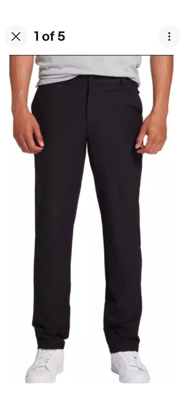 VRST Limitless Slim Fit Joggers Mens 30 Black 4-Way Stretch Skinny Pants